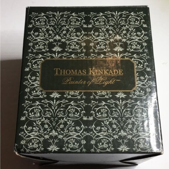 Avon Vintage Thomas Kinkade “Evening at Swanbrooke Cottage” Porcelain Votive Hol - Picture 7 of 9